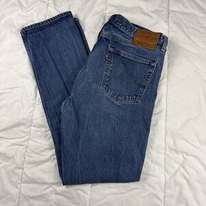 Levi's Premium 501 '93 Straight Jeans Medium Wash Big E Button Fly Men's 34 X 32